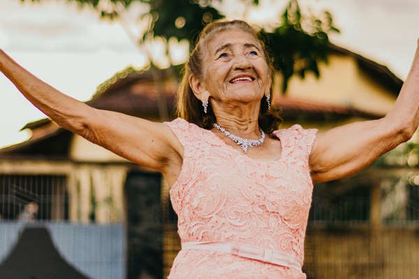 Senior Woman Dancing