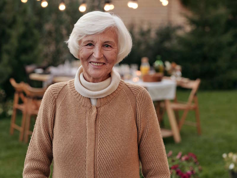 Senior Woman Smiling