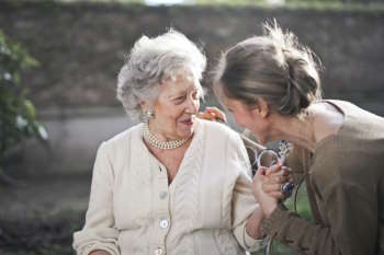Senior Woman with Granddaughter
